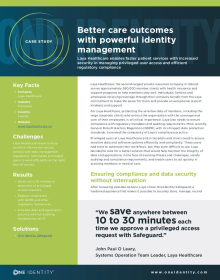 Better care outcomes with powerful identity management