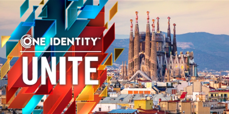 Make the time to attend One Identity UNITE in Barcelona, Spain