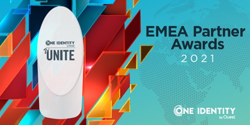 One Identity EMEA Partner Awards 2021 - Winners