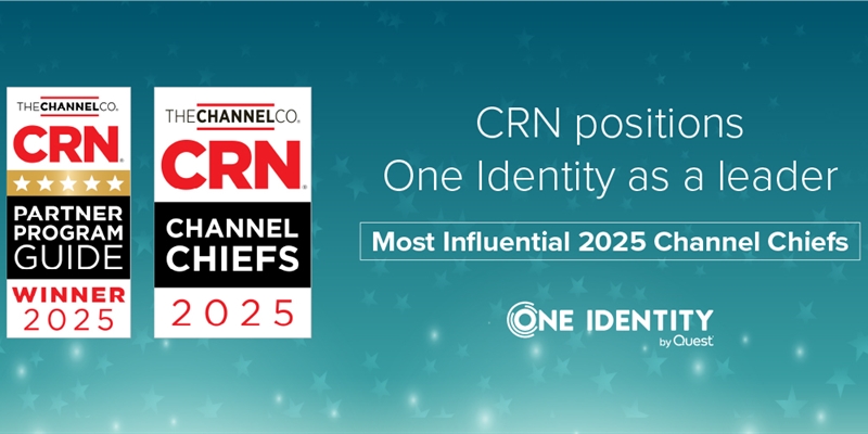 One Identity recognised as Channel Leader!