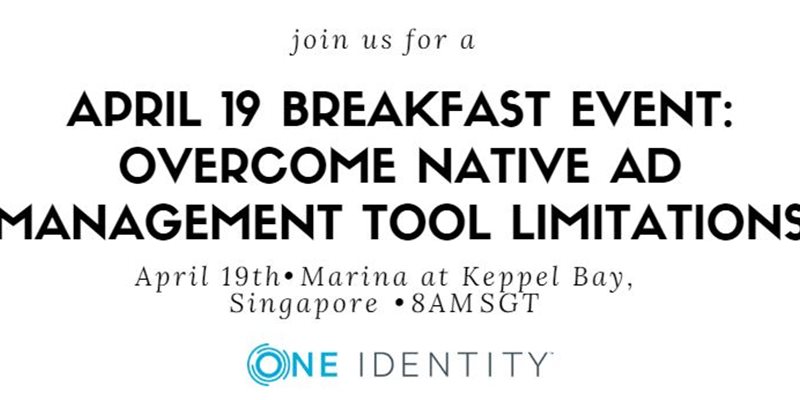 Join our April 19th Breakfast Event: Overcome native AD management tool limitations