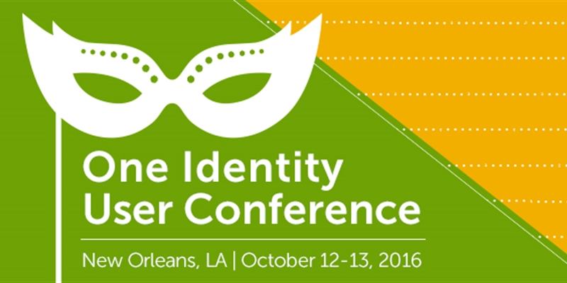 Join us for the One Identity User Conference