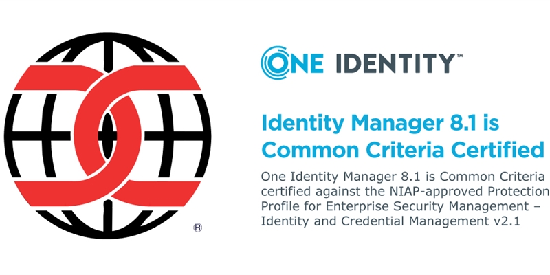 Identity Manager 8.1 is Common Criteria Certified