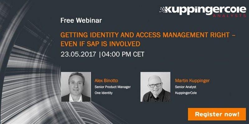 Getting Identity and Access Management Right – Even If SAP Is Involved