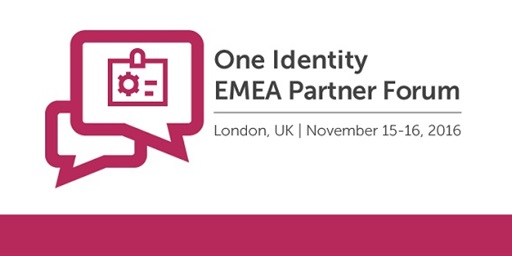 Join us for the One Identity EMEA Partner Forum