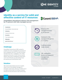 Identity as a service for solid and effective control of IT resources