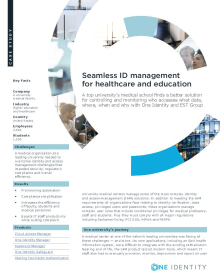 Leading Health Sciences University Solves IAM Challenges with One Identity