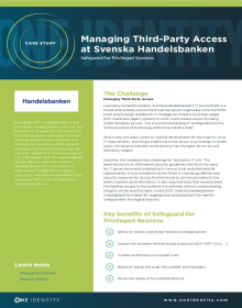 Managing Third-Party Access at Svenska Handelsbanken