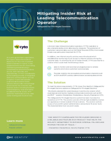 Mitigating Insider Risk at Leading Telecommunication Operator