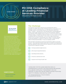 PCI DSS Compliance at Leading Financial Services Provider