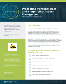 Protecting Personal Data and Simplifying Access Management