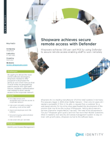 Shopware Achieves Secure Remote Access with Defender