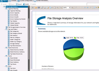 Enterprise Reporter for File Storage Analysis