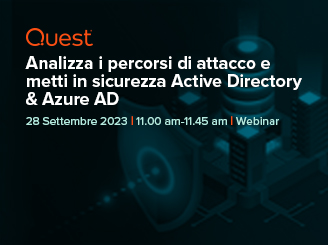 Analizza i percorsi di attacco e metti in sicurezza Active Directory & Azure AD