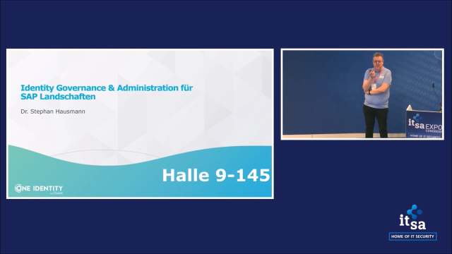 Aufzeichnungen vom abwechslungsreichen Programm des ersten Messetags aus dem it-sa Studio