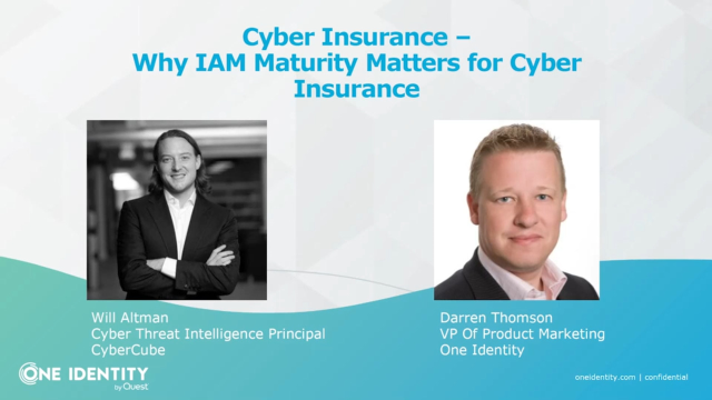 Cyber Insurance - Why IAM Maturity Matters for Cyber Insurance