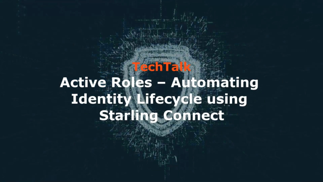 Integrating Active Roles with HR using Starling Connect