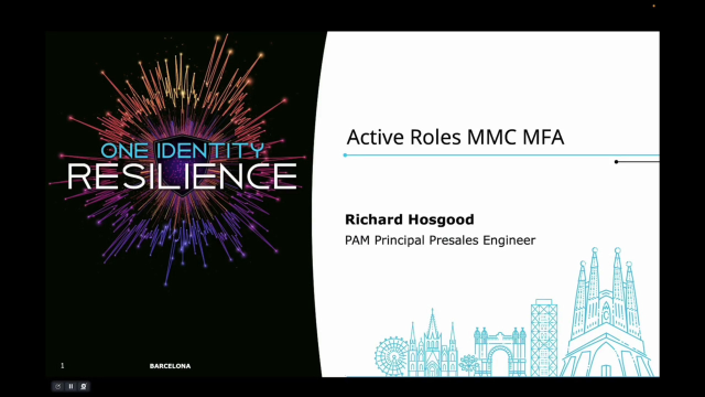 Multi-factor Authentication to the Active Roles MMC and Web UIs