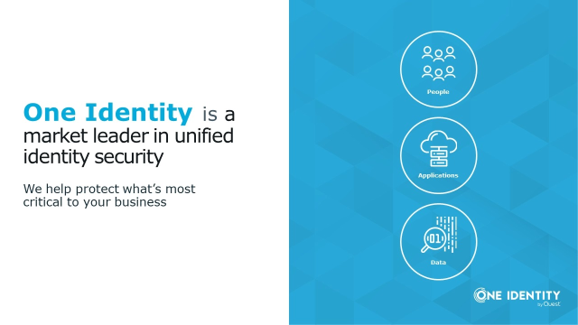 One Identity: A market leader in unified identity security