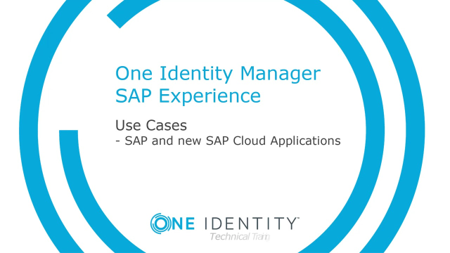 One Identity Manager SAP Experience #10 SAP and the new SAP Cloud Applications