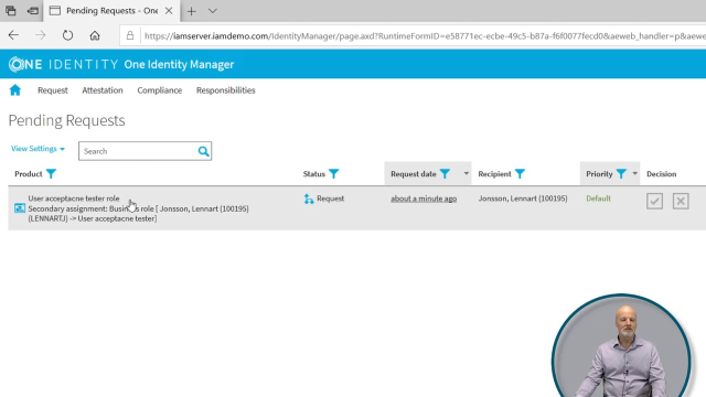 One Identity Manager Video Series, Video No. 6: Use cases – Request and approval 