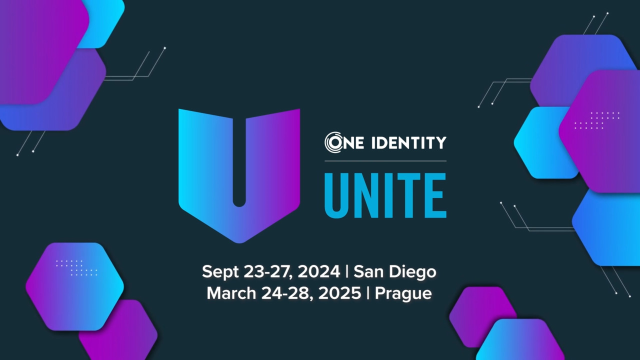 One Identity UNITE is heading to San Diego and Prague