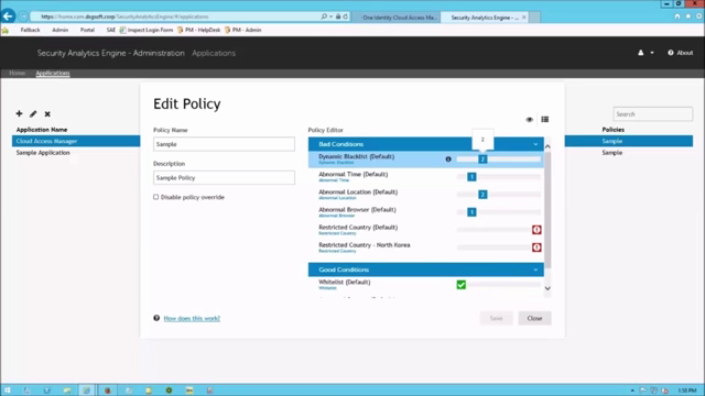 Security Analytics Engine (Part 2) in Cloud Access Manager